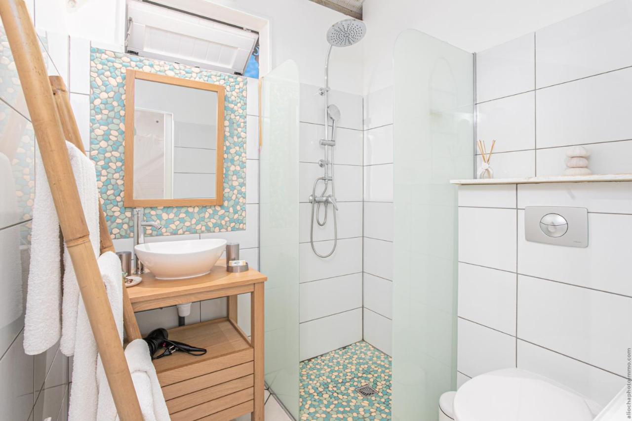 Bungalow Vanille Pacane - Vue Mer Avec Spa Prive 莱特鲁瓦西莱 外观 照片